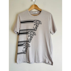 Versace Collection Mens L Big Logo Medsse Designer Luxury Streetwear Timeless